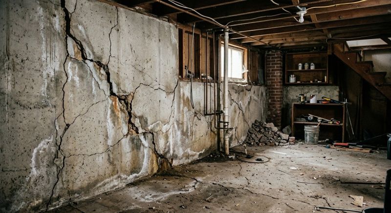 Basement Crack Repair in Bucks County, PA