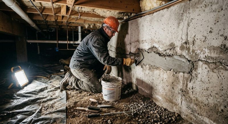 Basement Foundation Repair in Lafayette Hill, PA