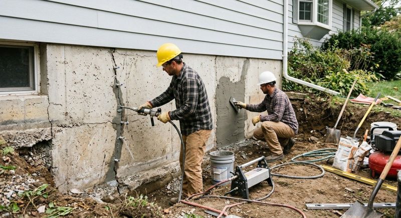 Basement Foundation Repair in Lawrence Township, NJ