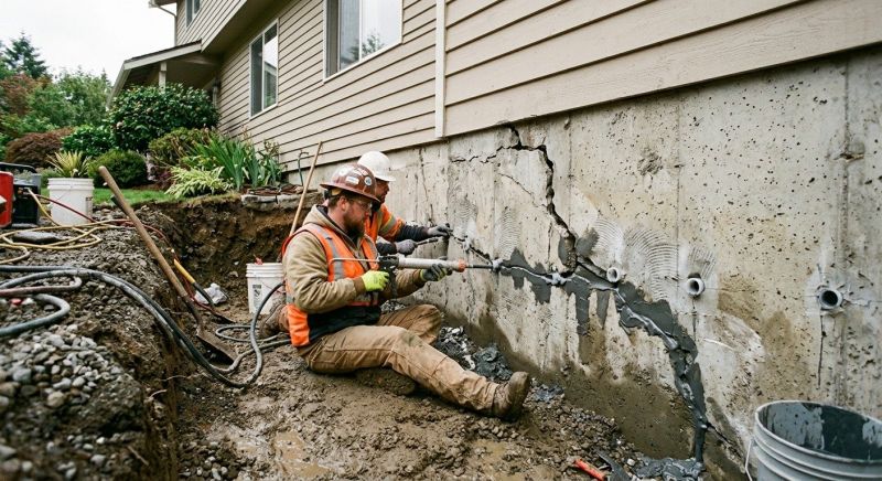 Basement Foundation Repair in Springfield, PA