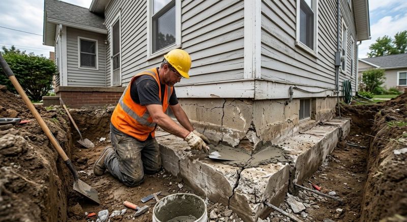 Building Foundation Repair in Bensalem, PA