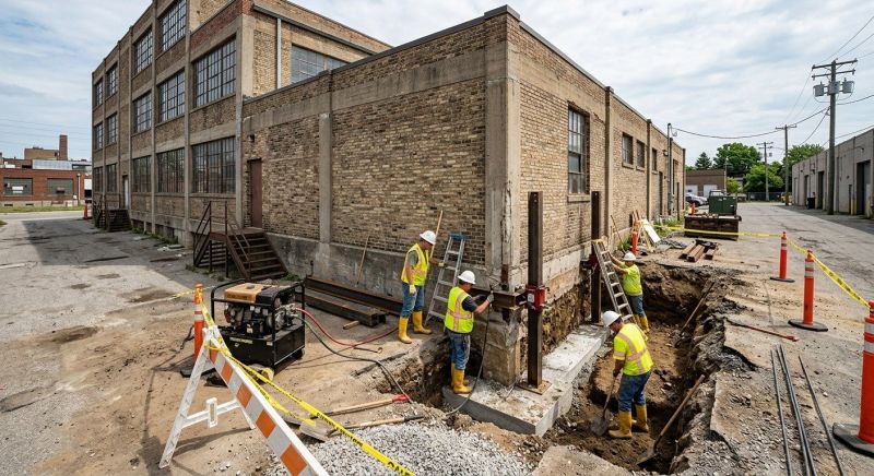 Building Foundation Repair in Clifton Heights, PA