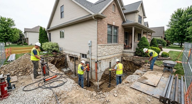 Building Foundation Repair in Drexel Hill, PA