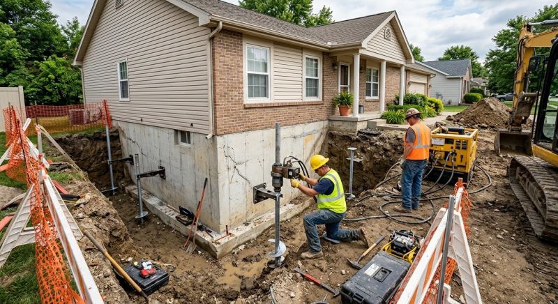 Building Foundation Repair in Florence, NJ