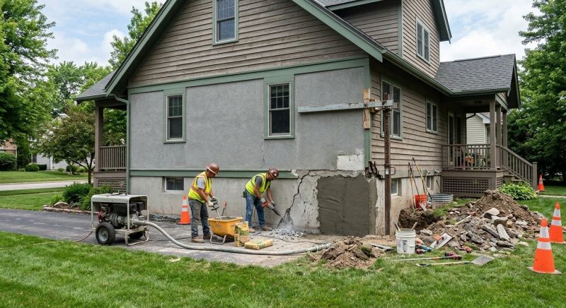 Building Foundation Repair in Levittown, PA
