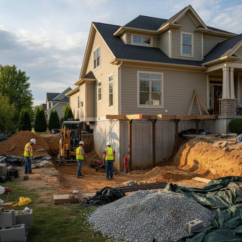 Building Foundation Repair in New Hope, PA