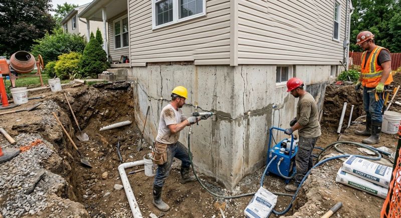 Concrete Foundation Repair in Moorestown, NJ