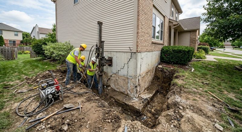 Concrete Foundation Repair in Newtown, PA