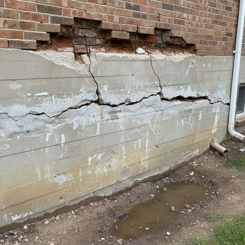 Cracked Foundation Repair in Burlington, NJ