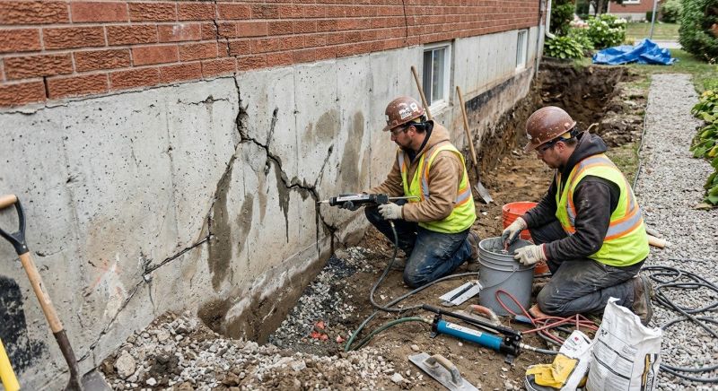 Cracked Foundation Repair in Deptford, NJ