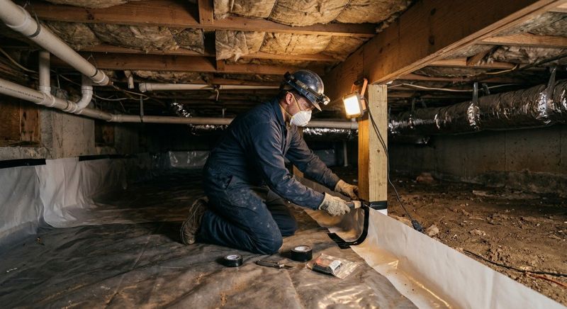 Crawl Space Leveling in Bucks County, PA