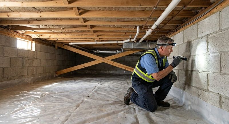 Crawl Space Leveling in Bucks County, PA