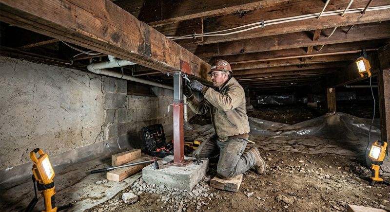Crawlspace Foundation Repair in Bensalem, PA