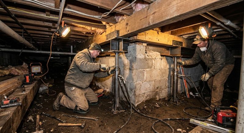 Crawlspace Foundation Repair in Norristown, PA