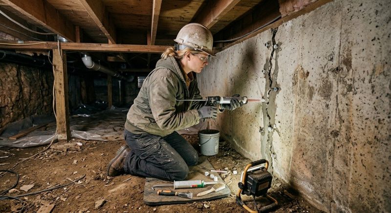 Crawlspace Foundation Repair in Westville, NJ