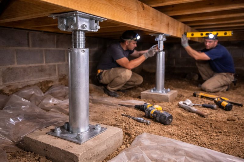 Crawlspace Structural Repair in Bucks County, PA