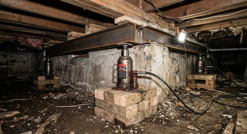 Foundation Jacking in Bordentown, NJ
