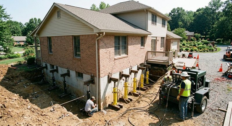 Foundation Jacking in Cheltenham, PA