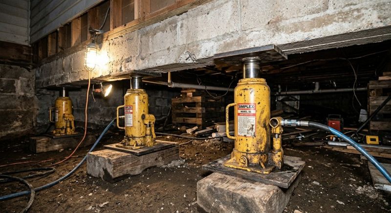 Foundation Jacking in Horsham, PA