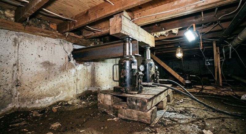 Foundation Jacking in Norristown, PA