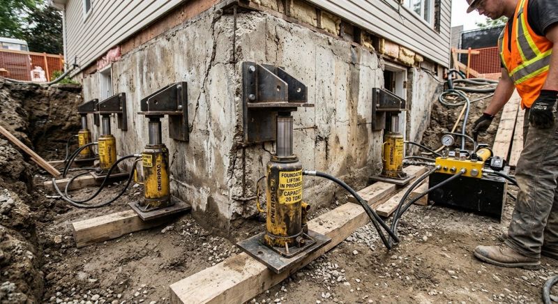 Foundation Jacking in Wycombe, PA
