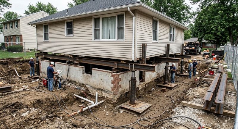 Foundation Lifting in Fort Washington, PA