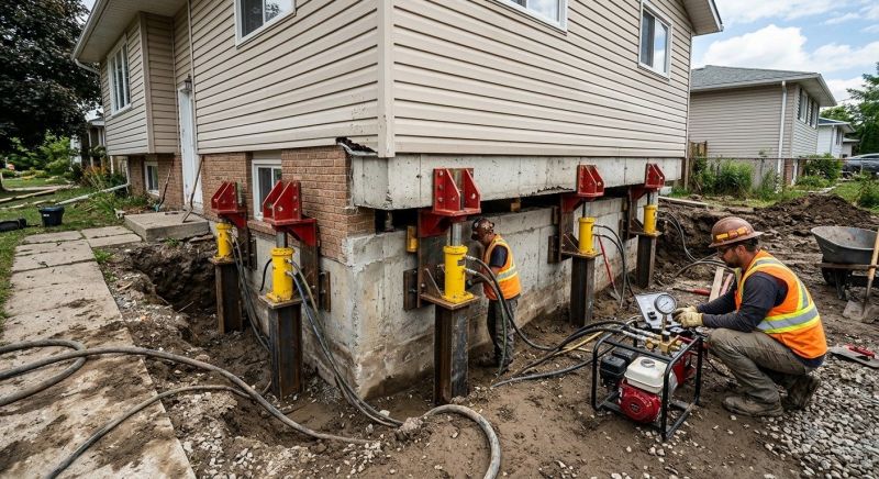 Foundation Lifting in Haddonfield, NJ