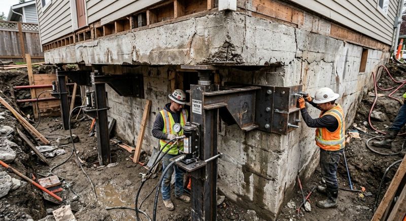 Foundation Lifting in Haddonfield, NJ