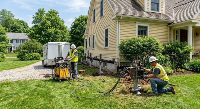 Foundation Lifting in Pennsauken, NJ