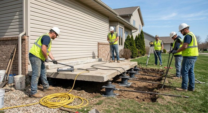 Foundation Lifting in Warrington, PA