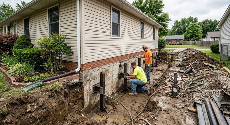 Foundation Stabilizing in Birmingham, NJ