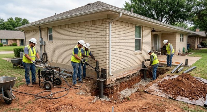 Foundation Stabilizing in Broomall, PA