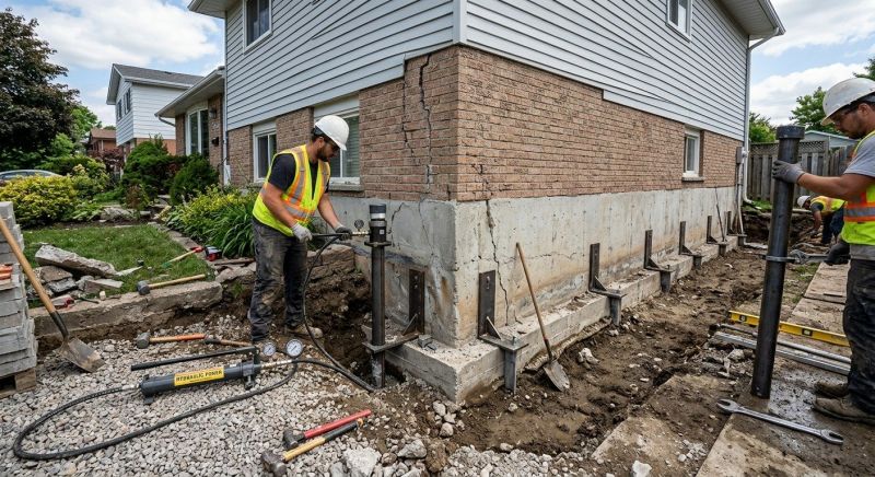 Foundation Stabilizing in Haddonfield, NJ
