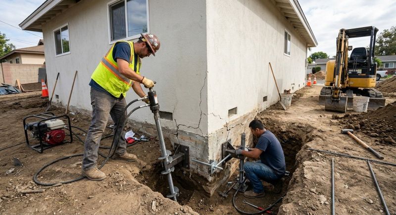 Foundation Stabilizing in Montgomery County, PA