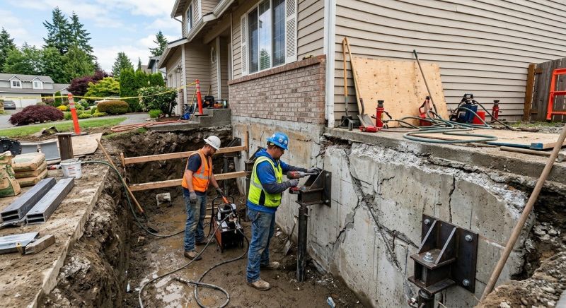 Foundation Structural Repair in Bordentown, NJ