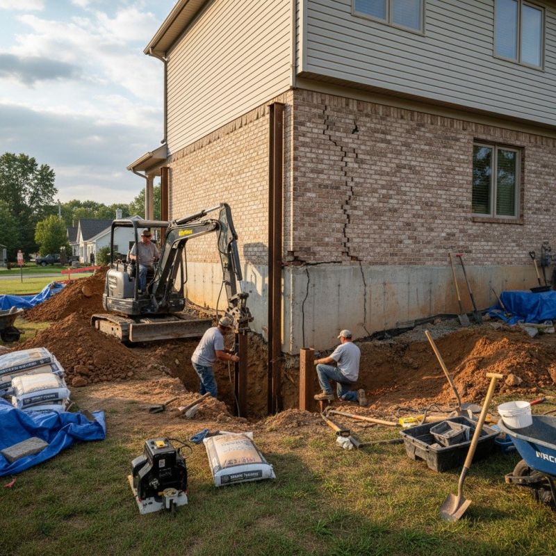 Foundation Structural Repair in Elkins Park, PA