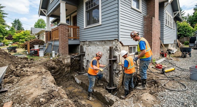 Foundation Structural Repair in Wycombe, PA