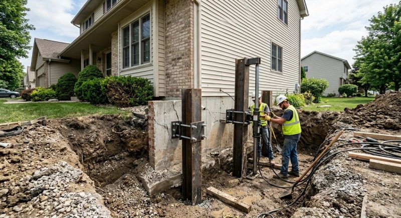 Foundation Underpinning in Bucks County, PA