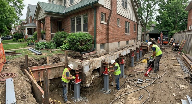 Foundation Underpinning in Bucks County, PA