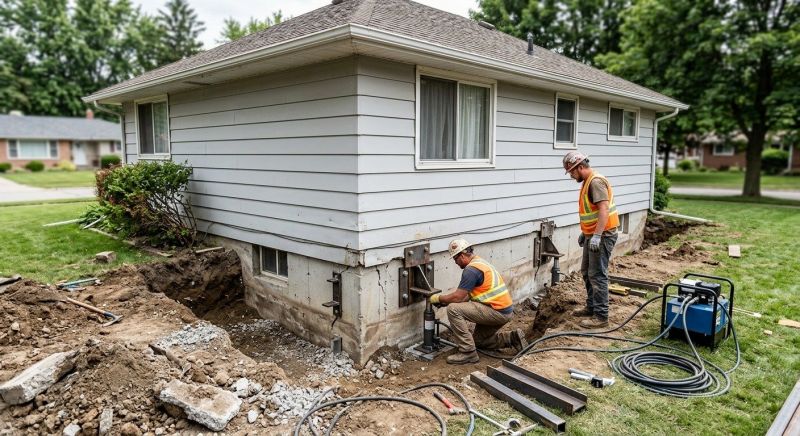 Home Foundation Repair in Lansdowne, PA