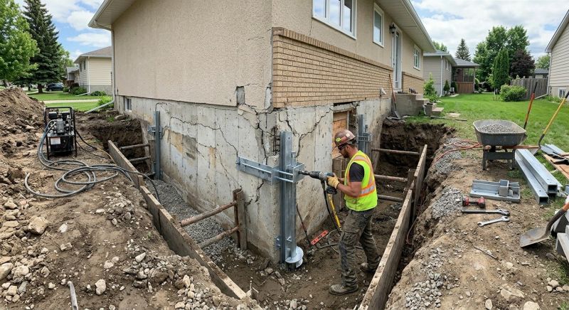 House Foundation Repair in Hightstown, NJ
