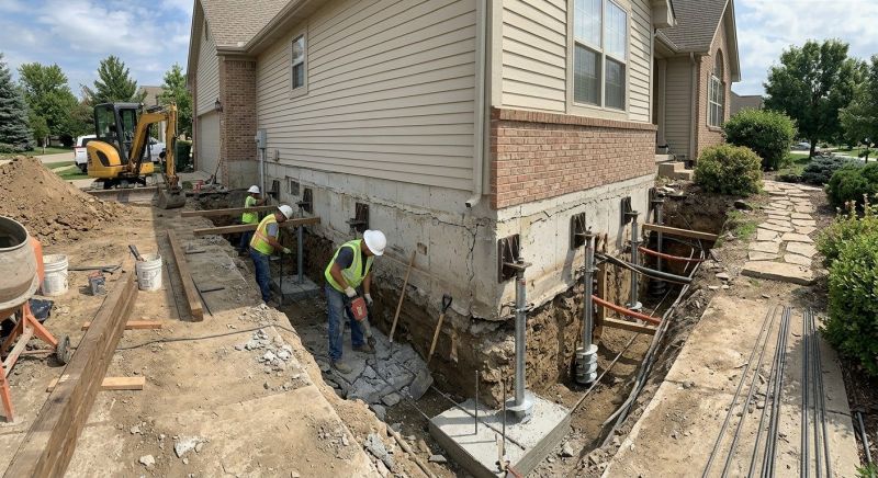House Underpinning in Bucks County, PA