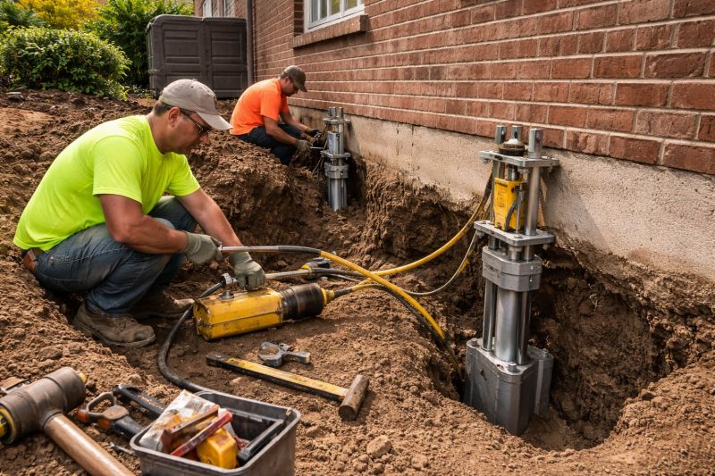Settling Foundation Service in Bucks County, PA