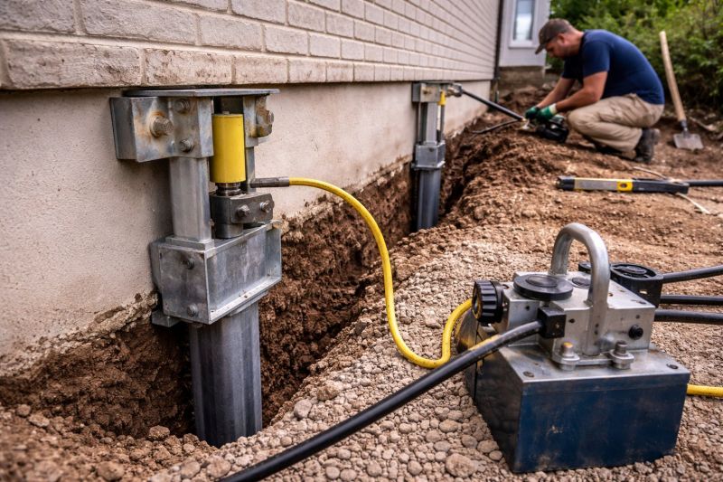 Sinking Foundation Repair in Hatboro, PA