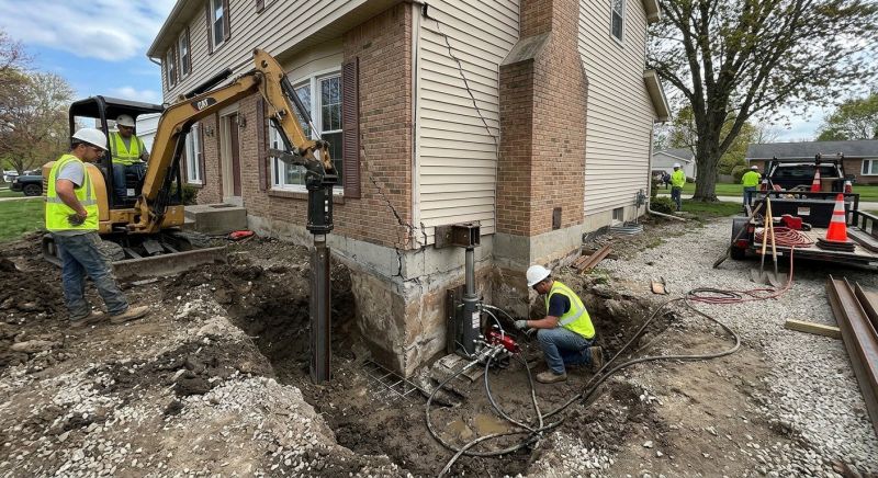 Sinking Foundation Repair in Moorestown, NJ