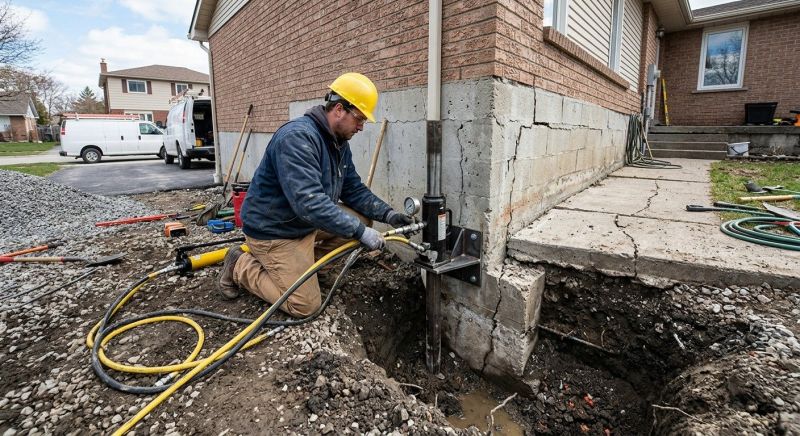 Sinking Foundation Repair in Somerdale, NJ