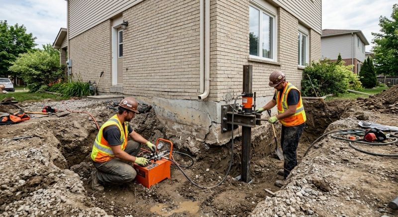 Sinking Foundation Repair in Southampton, PA