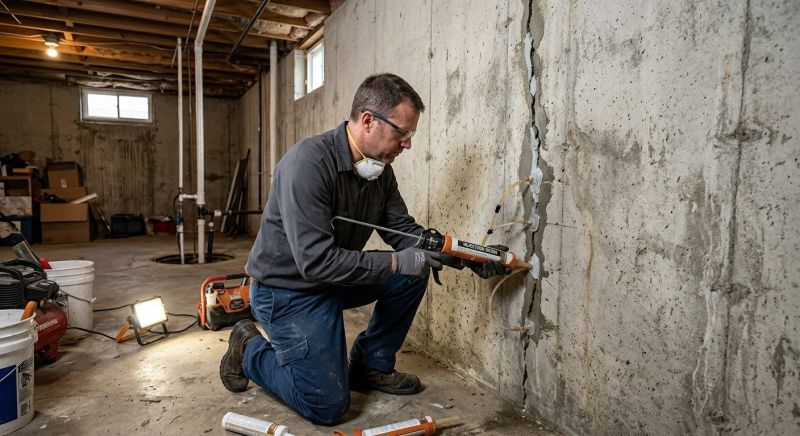 Structural Crack Repair in Bucks County, PA