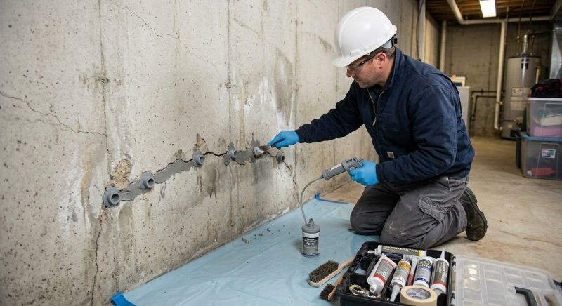 Structural Crack Repair in Bucks County, PA