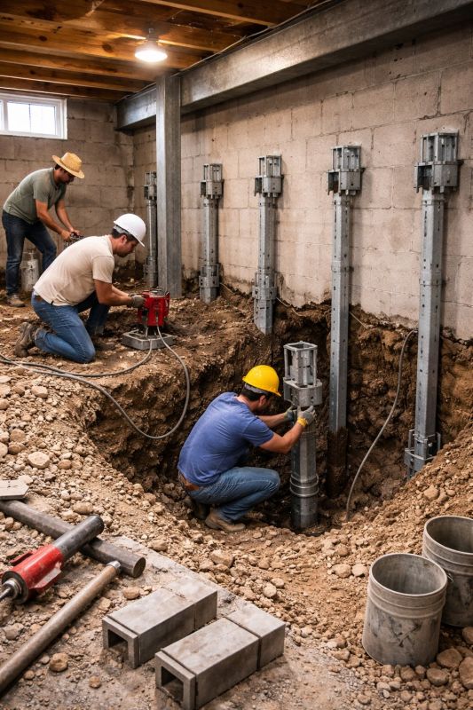 Structural Underpinning in Bucks County, PA